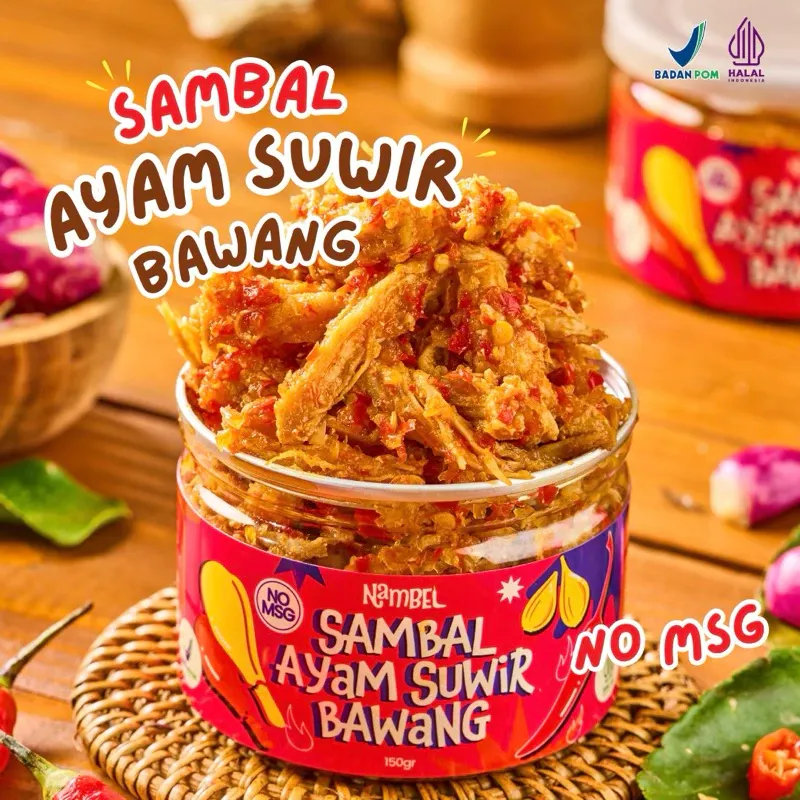 Nambel - Sambal Ayam Suwir Bawang
